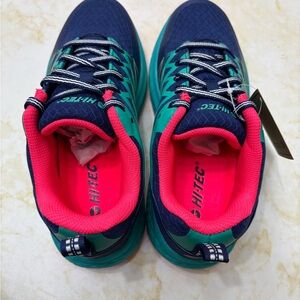 Hi-Tec Vibrant Blue and Pink Sneakers